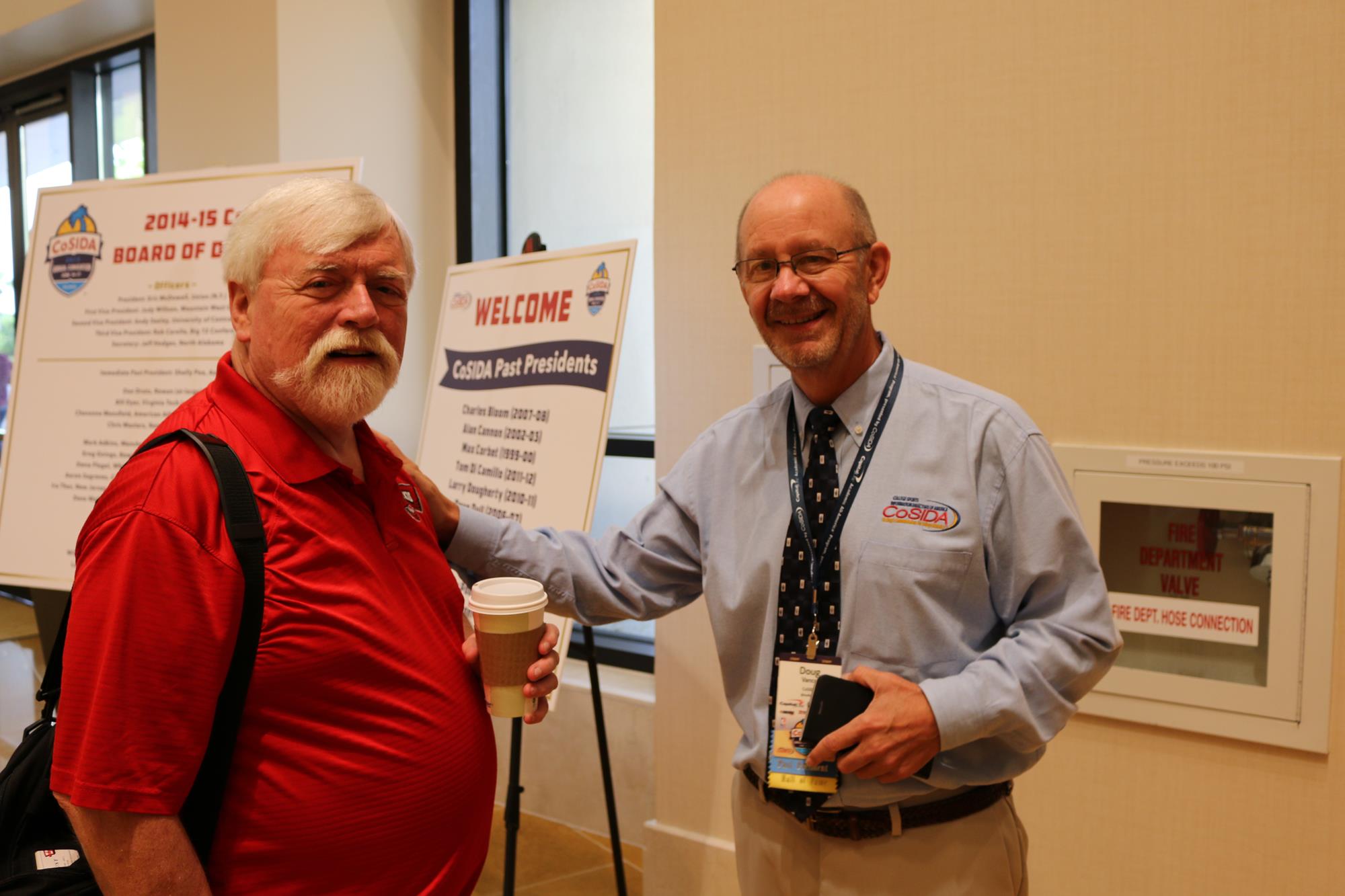 Doug Vance and Paul Just at 2015 CoSIDA Convention